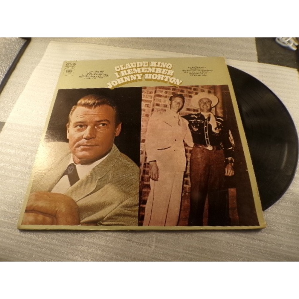 Claude King I Remember Johnny Horton Vinyl LP 1969 Columbia CS 9870 Country Musi